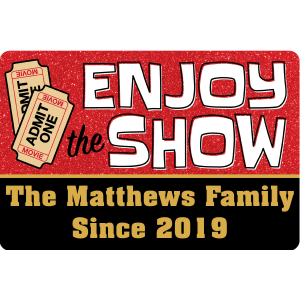 Personalized Movie Night Sign (1 Piece(s))