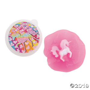 Valentine Unicorn Poop Putty (Per Dozen)