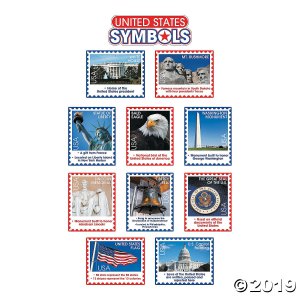 Jumbo USA Symbols Mini Bulletin Board Set (1 Set(s))