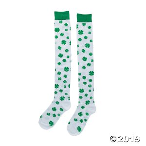 St. Patrick's Day Knee-High Socks (1 Pair)