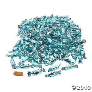 Light Blue Foil-Wrapped Caramels (189 Piece(s))