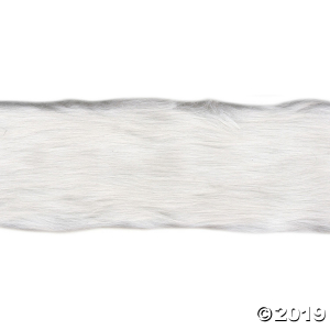 Simplicity Fur Trim 4"X6 yd-White (6 yd(s))