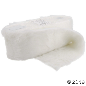 Simplicity Fur Trim 4"X6 yd-White (6 yd(s))