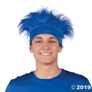 Blue Crazy Hair Headband (1 Piece(s))