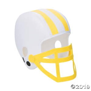 Yellow Team Spirit Football Helmet (1 Piece(s))