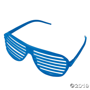 Blue Shutter Glasses - 12 Pc. (Per Dozen)