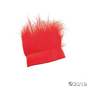 Red Crazy Hair Headband (1 Piece(s))