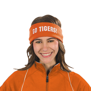 Orange Personalized Headbands (Per Dozen)