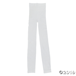 White Team Spirit Footless Tights (1 Piece(s))