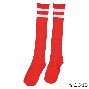Red Team Spirit Knee-High Socks (1 Pair)