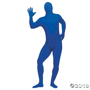 Adult's Plus Size Blue Skin Suit Costume - 3XL (1 Piece(s))