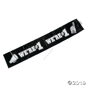 Inflatable Black Team Spirit Boom Sticks (24 Piece(s))