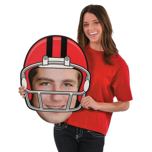 Custom Photo Football Big Head Cutout (1 Piece(s))