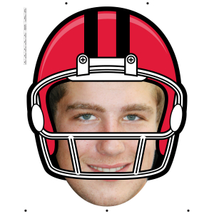 Custom Photo Football Big Head Cutout (1 Piece(s))