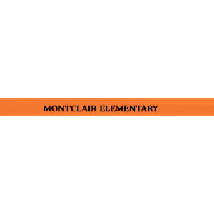 Orange Personalized Pencils (24 Piece(s))