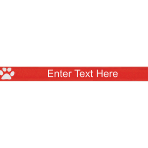 Red Paw Pride Personalized Pencils (24 Piece(s))