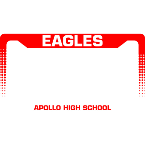 Team Spirit Personalized License Plate Frame (1 Piece(s))