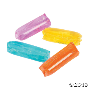 Mini Glitter Water Tubes (Per Dozen)