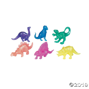 Pearlized Squishy Dinosaurs (48 Piece(s))