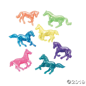 48 Pearlized Squishy Horses (48 Piece(s))