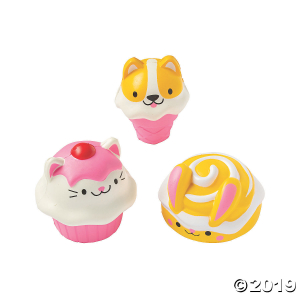 Vanilla-Scented Animal Food Slow-Rising Squishies (6 Piece(s))