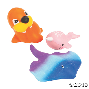 Scented Sea Life Slow-Rising Squishies (Per Dozen)