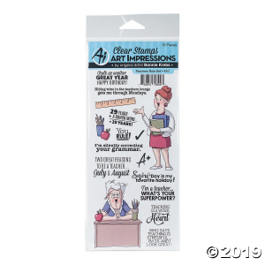 Clear Stamps-Teachers Rule (1 Set(s))