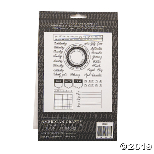 American Crafts Kelly Creates Calendar Traceable Stamps (41 Piece(s))