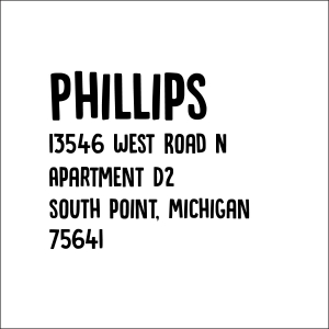 Personalized Self Inking Stamper (1 Piece(s))