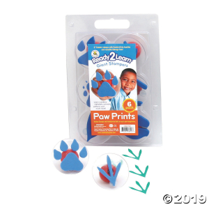 Center Enterprises® Ready2Learn Giant Stampers, Paw Prints, 12 count (2 Piece(s))