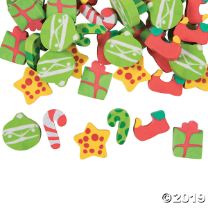 Mini Christmas Erasers (100 Piece(s))