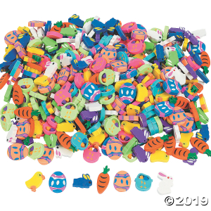 Mini Easter Eraser Assortment (500 Piece(s))