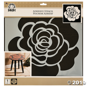 FolkArt® Adhesive Laser Painting Stencil  Rose (1 Piece(s))