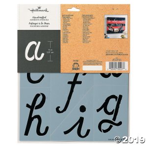 Hallmark Adhesive Stencils Happy Font Design (1 Set(s))