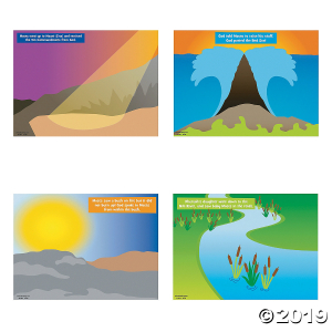 Stories of Moses Mini Sticker Scenes (Makes 24)