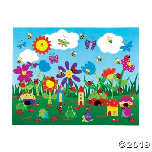 DIY Flower Garden Sticker Scenes (Makes 12)