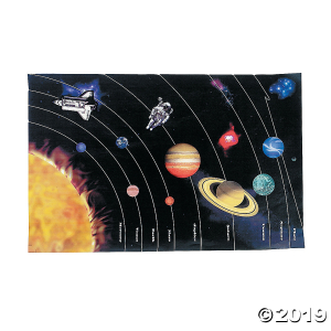 DIY Giant Planet Sticker Scenes (Per Dozen)