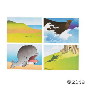 Jonah & the Whale Sticker Scenes (Makes 24)