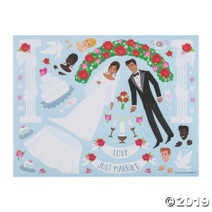 Wedding Sticker Scenes (Per Dozen)