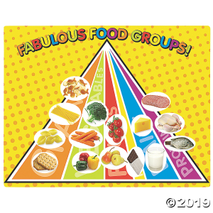 Fabulous Food Groups Sticker Scenes (Makes 12)