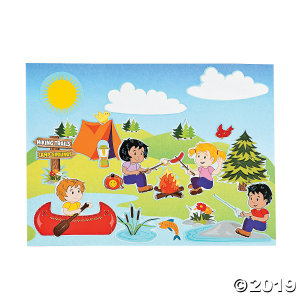 Camp Mini Sticker Scenes (Makes 12)