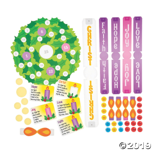 Advent Calendar with Stickers Craft Kit (Makes 12)