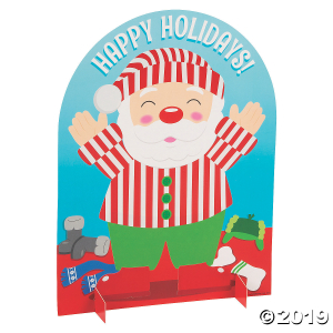 Dress-Up Santa Sticker Scenes (Makes 12)