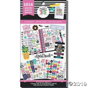 Happy Planner Sticker Value Pack-Student, 1016/Pkg (1016 Piece(s))