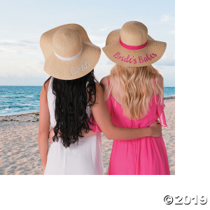 Bridal Party Sun Hats (6 Piece(s))