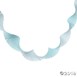 Light Blue Fringe Streamer (1 Piece(s))