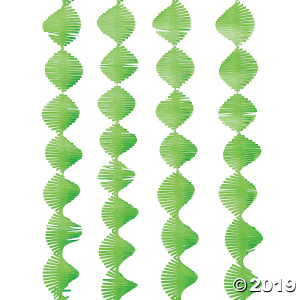 Green Fringe Streamer (1 Piece(s))