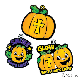Christian Pumpkin Suncatchers (24 Piece(s))