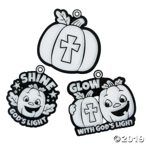 Christian Pumpkin Suncatchers (24 Piece(s))