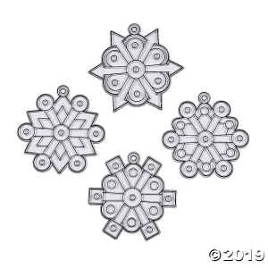 Fancy Snowflake Suncatchers (24 Piece(s))